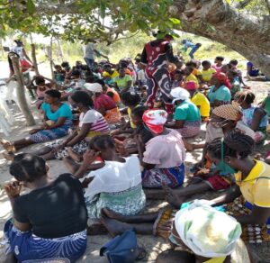 Food distribution in rural area of Sofala Province